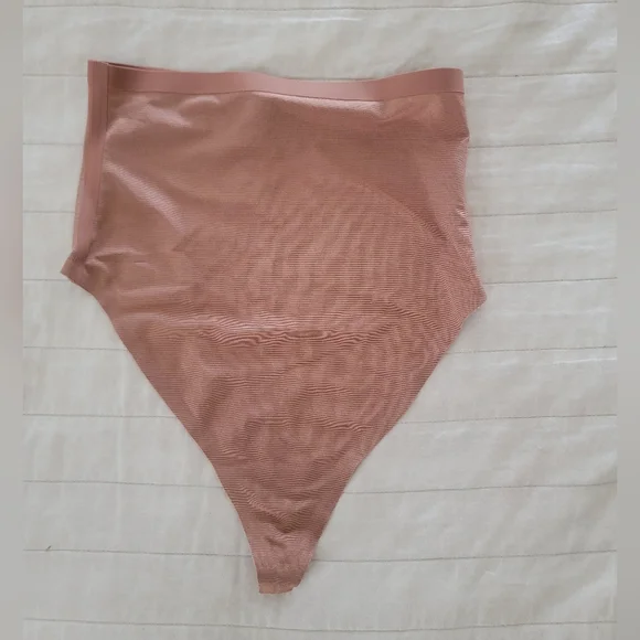 NWOT Skims Sheer Scult High-Waisted Thong | Bronze | Size M - Picture 4 of 6